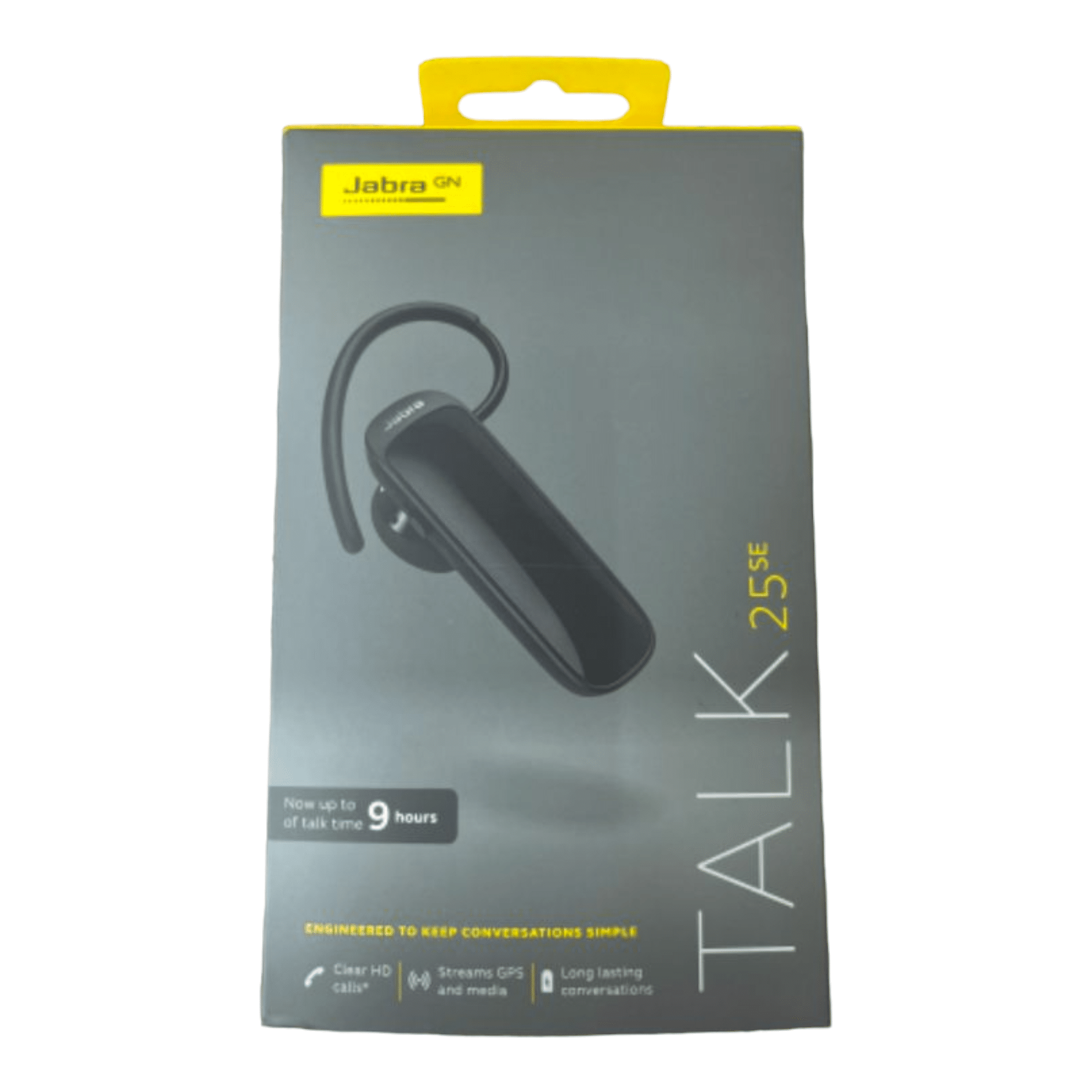 אוזניית JABRA Talk 25 SE Bluetooth איכות סאונד נקיה למוזיקה ושיחות וסוללה ל-9 שעות דיבור!!