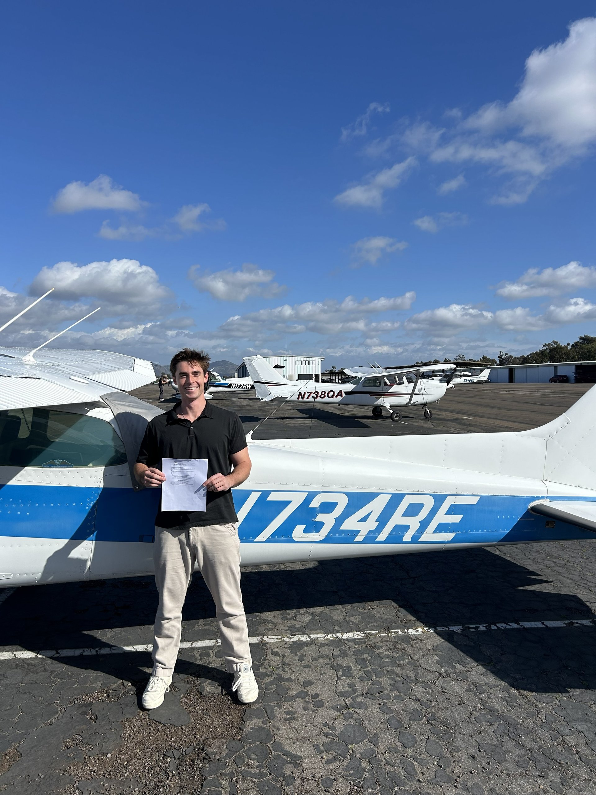 Congratulations Zane Friscia, Private Pilot! | Plus One Flyers