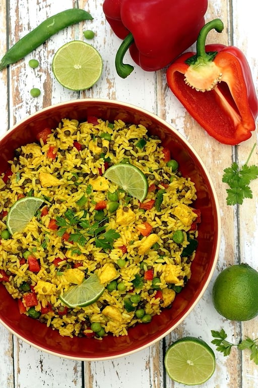 Salade de Riz à L'indienne