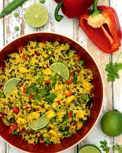 Salade de Riz à L'indienne