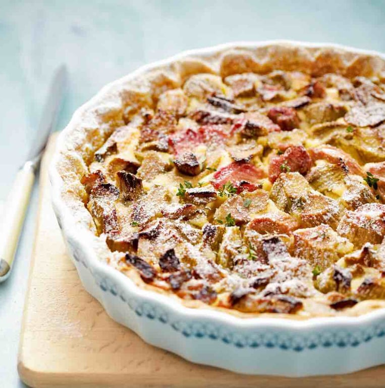 Tarte à la Rhubarbe