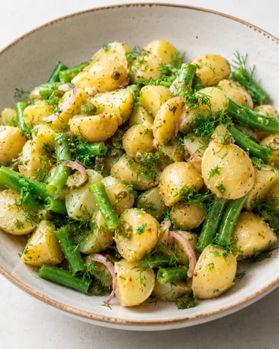 Salade de haricots verts et pommes de terre