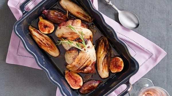 Gigot D'agneau aux Endives et Figues