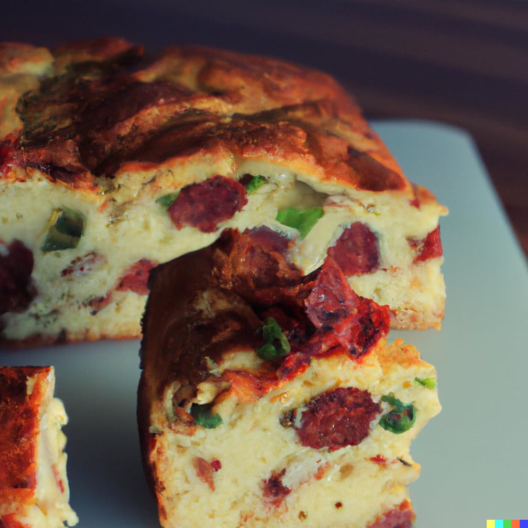 Cake Chorizo et Mozza