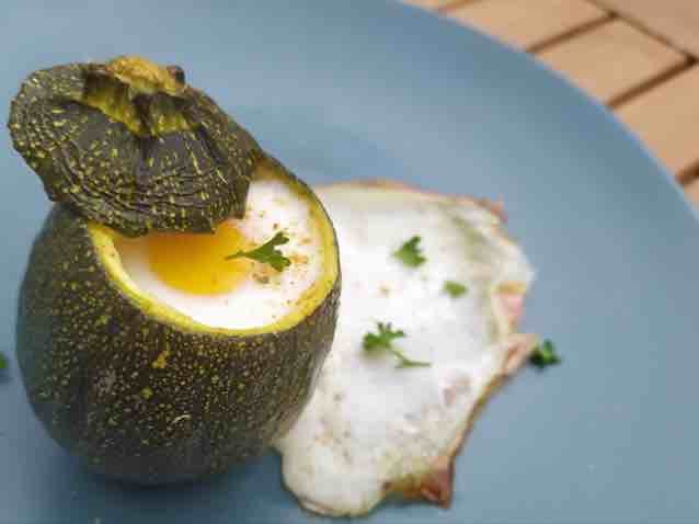 Courgette à L’œuf Coulant