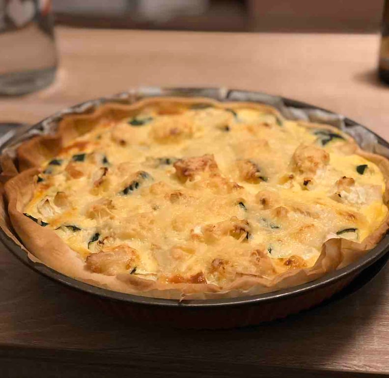 Tarte Courgette-chèvre
