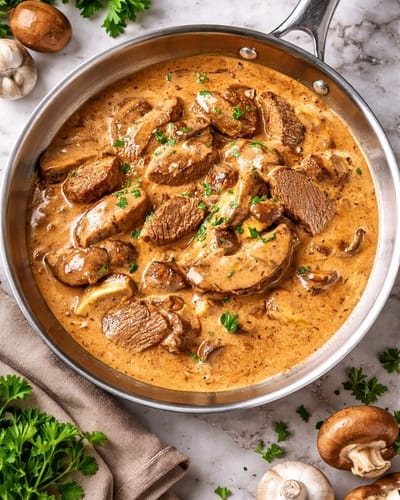 Boeuf Stroganoff