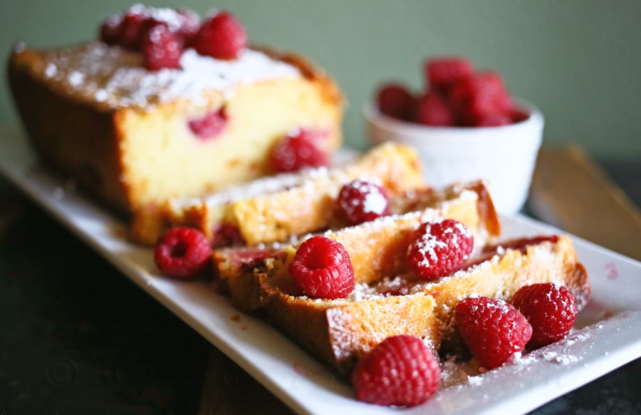 Cake Framboise et Chocolat Blanc
