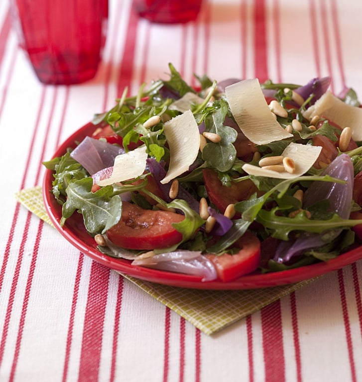 Salade de Roquette au Parmesan et aux Tomates Confites