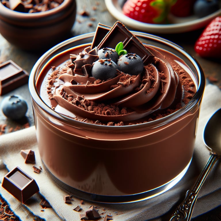 Crème Dessert au Chocolat au Thermomix