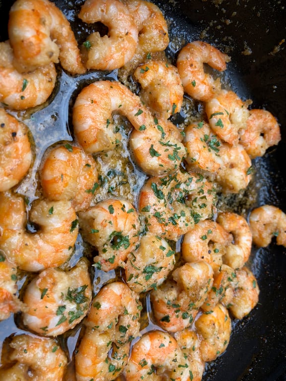 Cocotte de Crevettes au Beurre