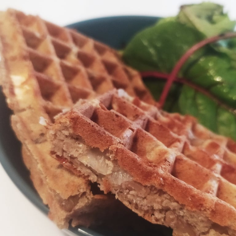Gaufre Sarrasin Châtaigne et Chèvre