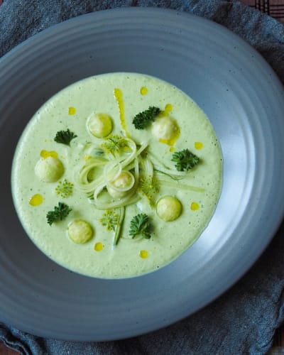 Soupe Froide de Concombre et Mascarpone