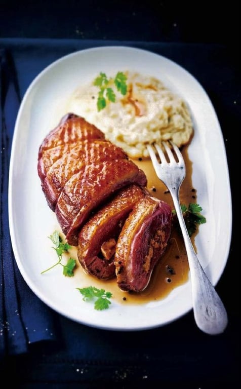 Magrets de Canards Farcis aux Champignons
