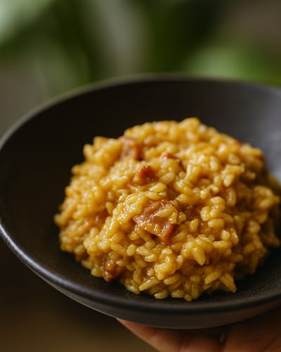 Risotto butternut et chèvre frais