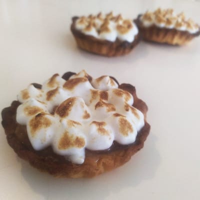 Tartelette Meringuée au Coing et au Chocolat