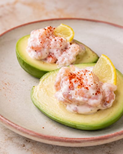 Avocats aux Crevettes, Sauce Cocktail
