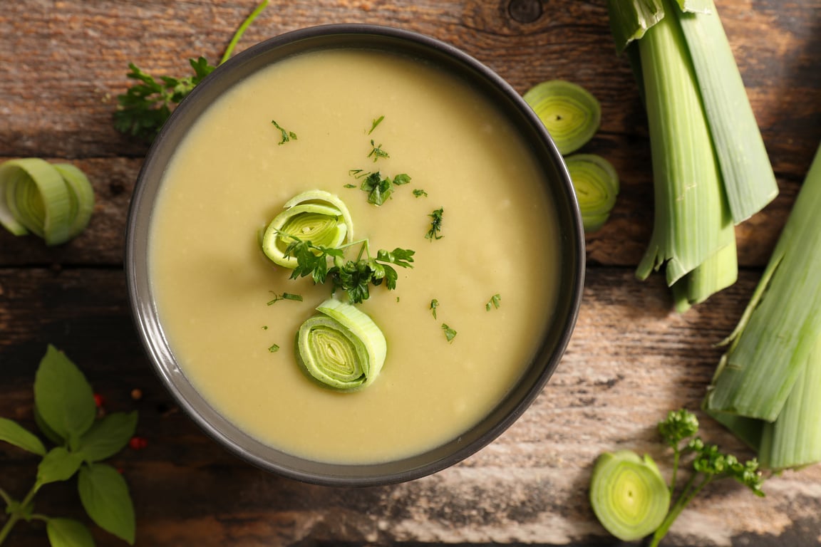 Velouté de Poireaux au Comté