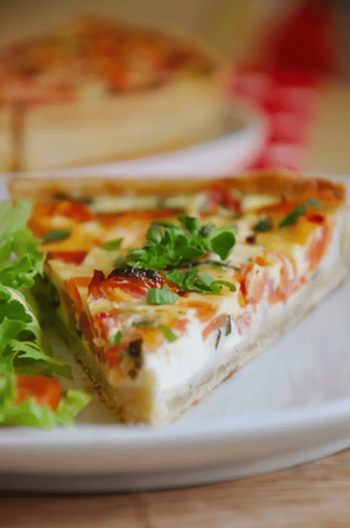 Tarte au Chèvre et à la Tomate
