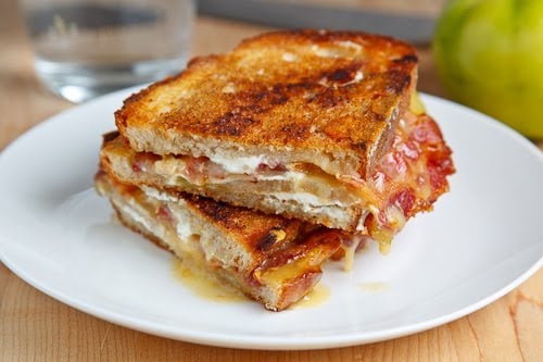 Croques Chèvre et Bacon