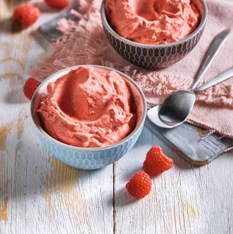 Mousse Glacée à la Framboise