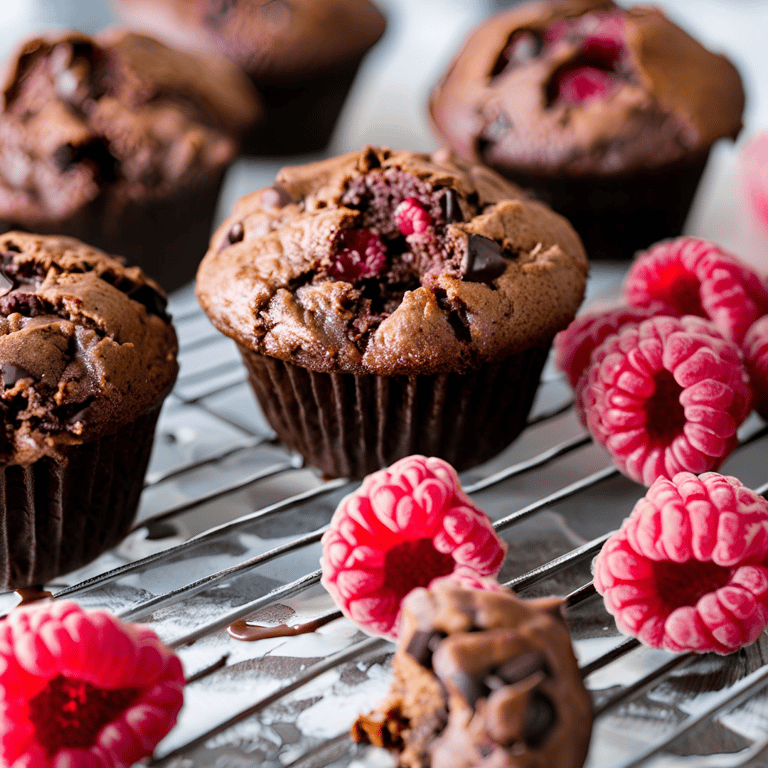 Muffin Chocolat Framboise