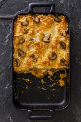 Lasagne butternut et champignons au Thermomix