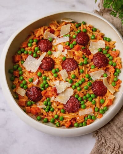 Orzo chorizo