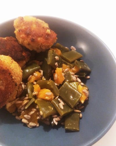 Salade de Haricots Plats et Orange