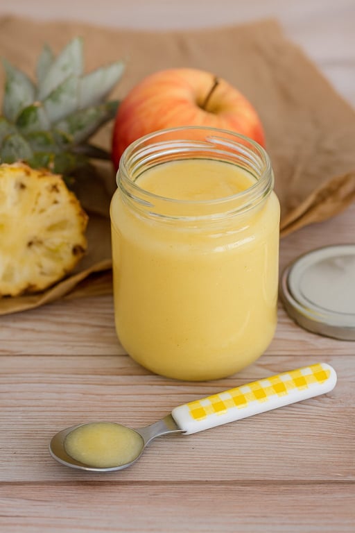 Compote D’ananas et Pommes
