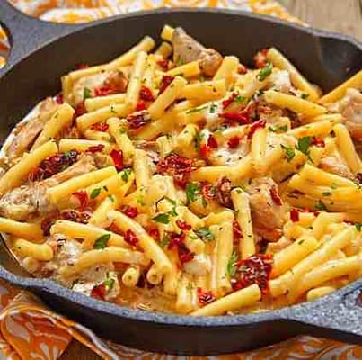 Macaronis Poulet et Tomates Séchées