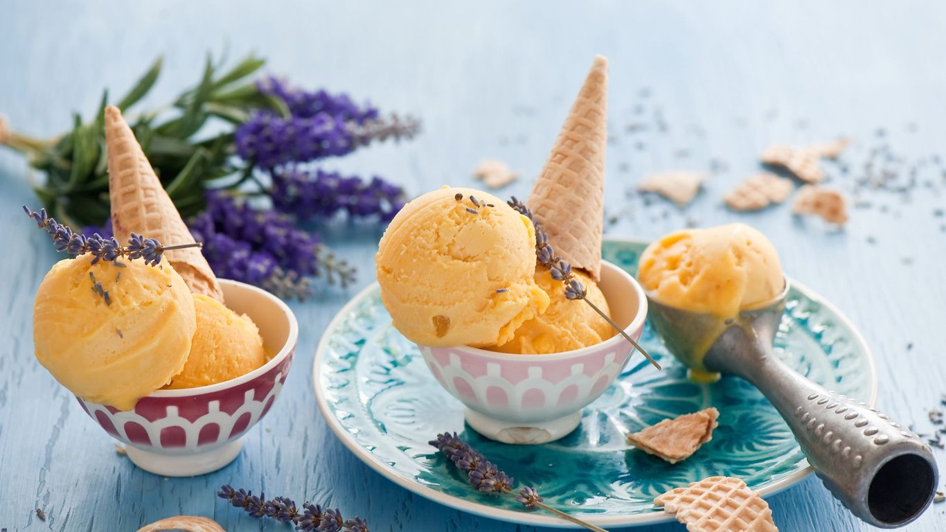 Sorbet aux Nectarines Plates