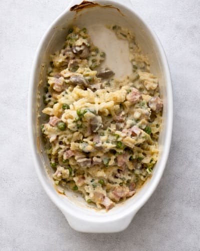 Crozets champignons bacon comté