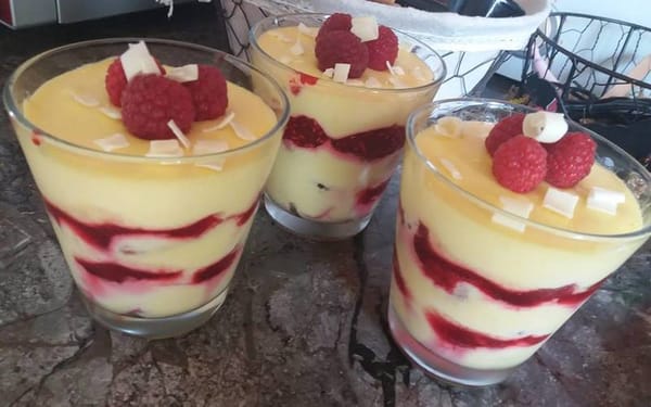 Tiramisu Chocolat Blanc et Framboises