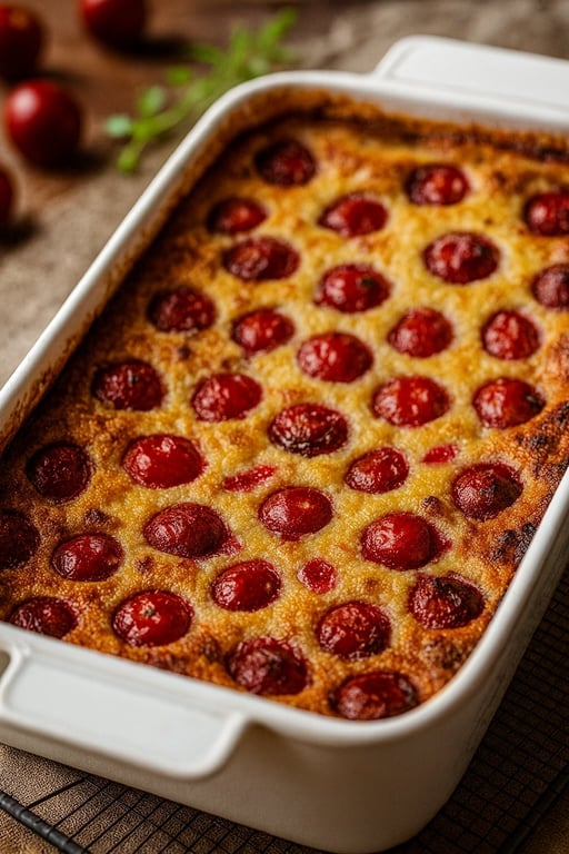 Clafoutis aux Tomates Cerises