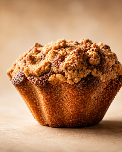 Muffins aux pommes façon crumble