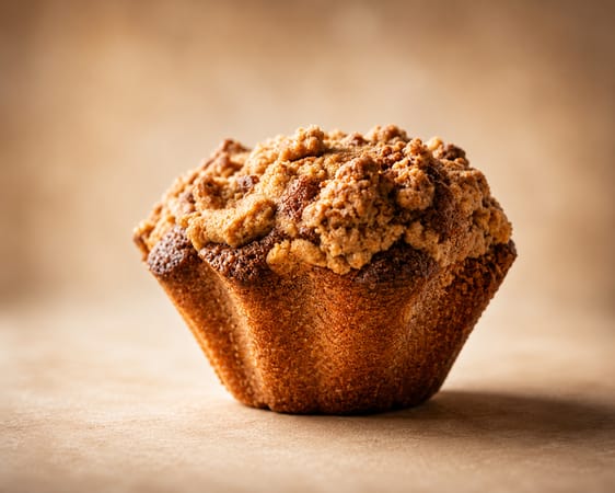 Muffins aux pommes façon crumble