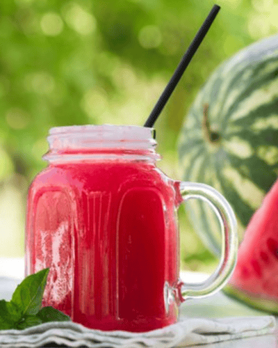 Smoothie Pastèque Framboise et Groseille
