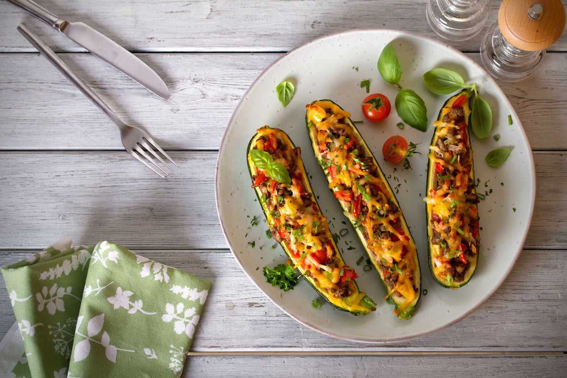 Courgettes Farcies au Parmesan
