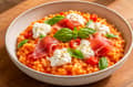 Risotto aux tomates et burrata
