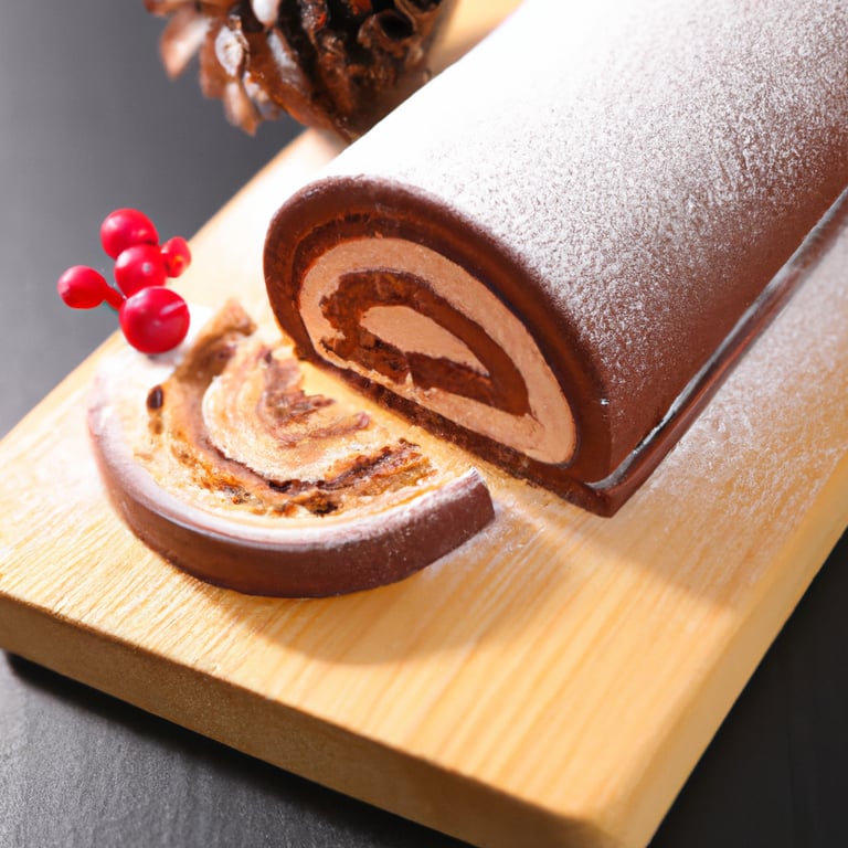 Bûche de Noël au Chocolat