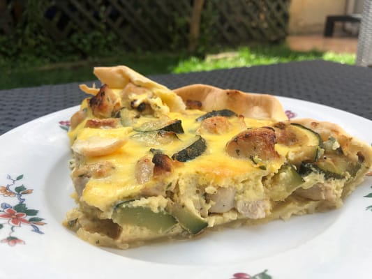 Tarte Courgette Poulet