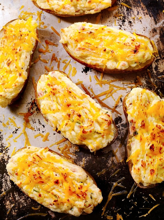 Pommes de Terre Farcies aux Oeufs