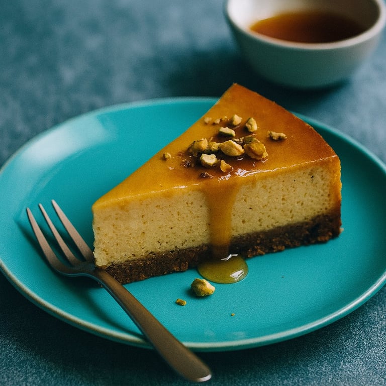 Cheesecake aux Noix et Sirop D'érable