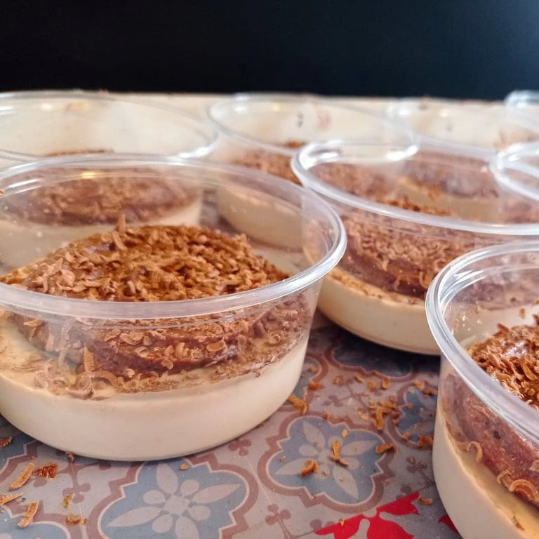 Panna Cotta Châtaigne et Mousse Chocolat