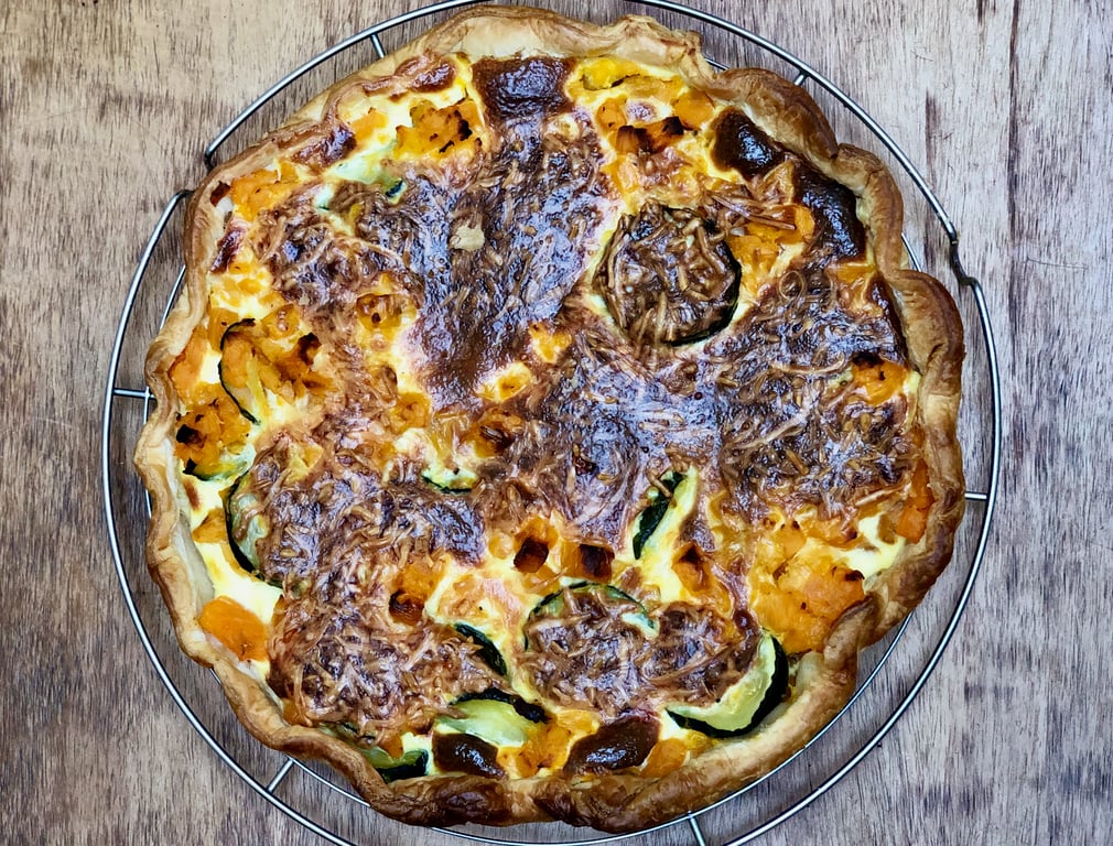 Tarte Courgette et Patate Douce