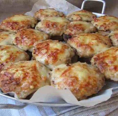 Champignons Farcis Jambon et Comté