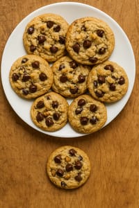 Cookies aux noix et aux pépites de chocolat