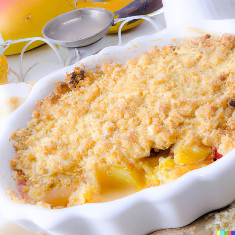Crumble à L'ananas