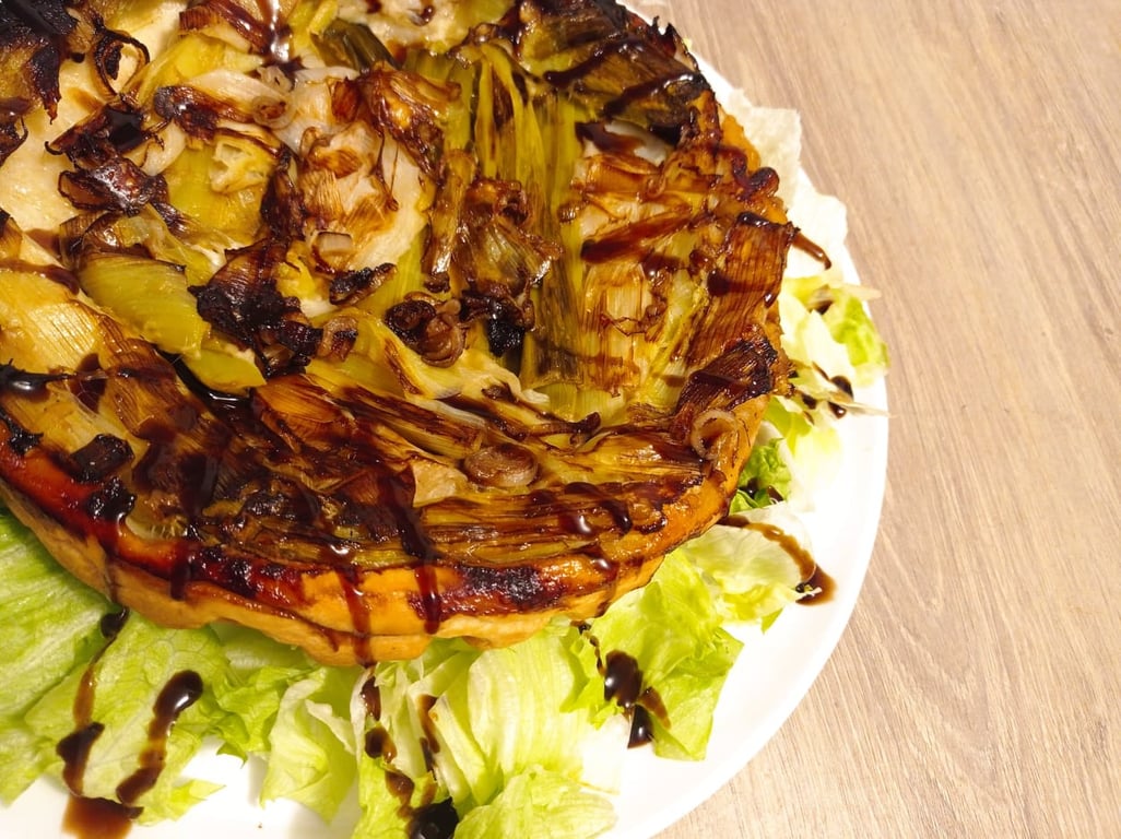Tarte Tatin Française Classique aux Poireaux